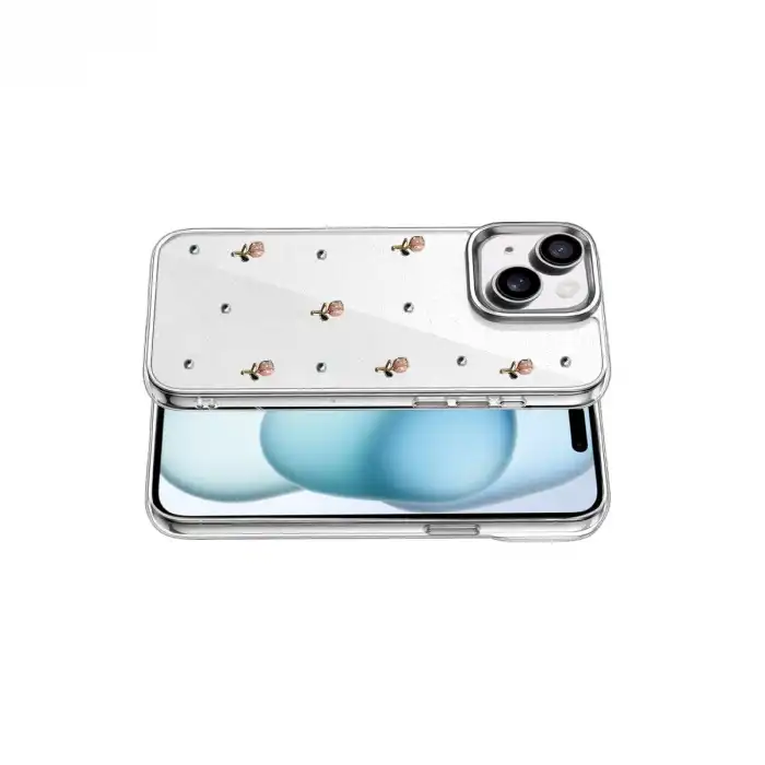 Apple İphone 15 Plus Fiyonk Desenli Kapak - Desen 6