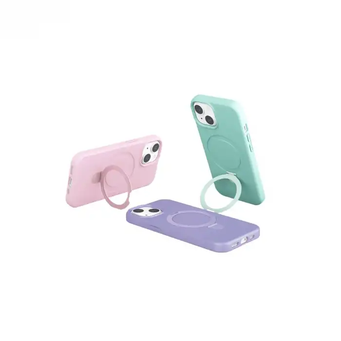 Apple İphone 15 Plus Regal Magsafe Standlı Kapak - Yeşil