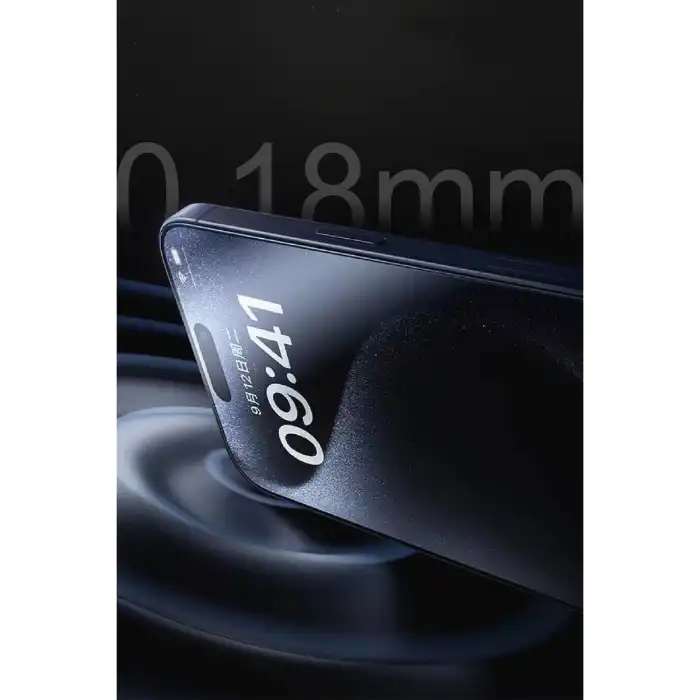 Apple İphone 15 Pro Bilvis 0.18mm Plus Cam Ekran Koruyucu