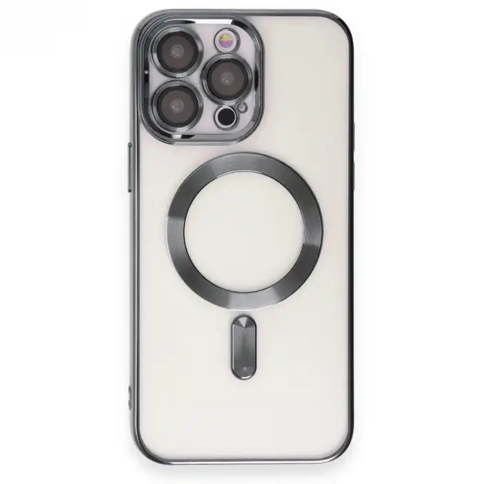 Apple İphone 15 Pro Kılıf Kross Magneticsafe Kapak - Titan Gri