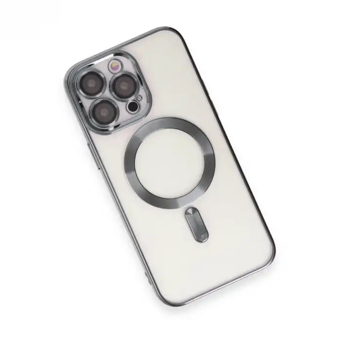 Apple İphone 15 Pro Kılıf Kross Magneticsafe Kapak - Titan Gri