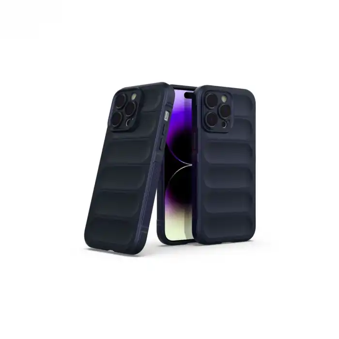 Apple İphone 15 Pro Kılıf Optimum Silikon - Lacivert