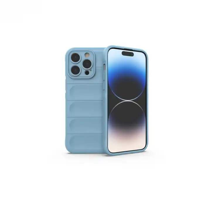 Apple İphone 15 Pro Kılıf Optimum Silikon - Sky Blue