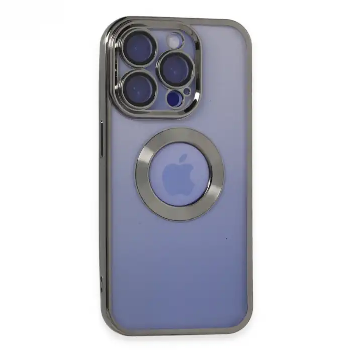 Apple İphone 15 Pro Kılıf Slot Silikon - Titan Gri