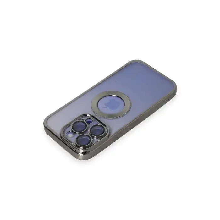 Apple İphone 15 Pro Kılıf Slot Silikon - Titan Gri