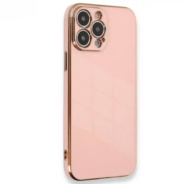 Apple İphone 15 Pro Kılıf Volet Silikon - Pembe