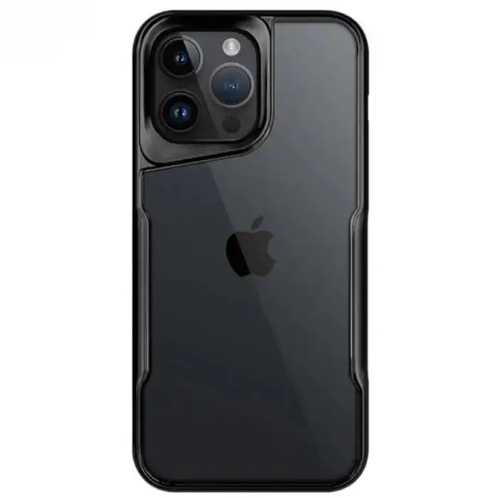 Apple İphone 15 Pro Max Kılıf Boyi Silikon Kapak - Siyah