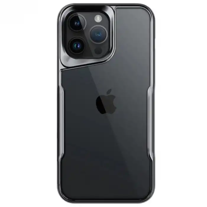 Apple İphone 15 Pro Max Kılıf Boyi Silikon Kapak - Titan Gri