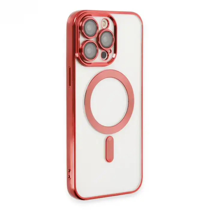 Apple İphone 15 Pro Max Kılıf Kross Magneticsafe Kapak - Kırmızı