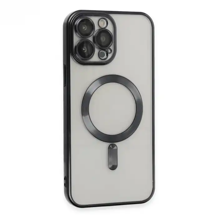Apple İphone 15 Pro Max Kılıf Kross Magneticsafe Kapak - Siyah