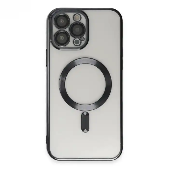 Apple İphone 15 Pro Max Kılıf Kross Magneticsafe Kapak - Siyah