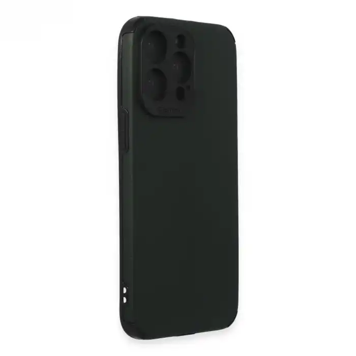 Apple İphone 15 Pro Max Kılıf Loop Deri Silikon - Yeşil