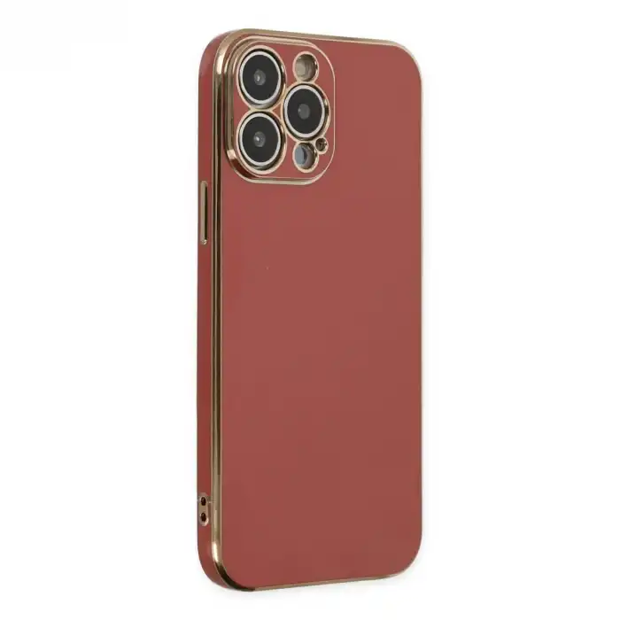 Apple İphone 15 Pro Max Kılıf Volet Silikon - Kırmızı