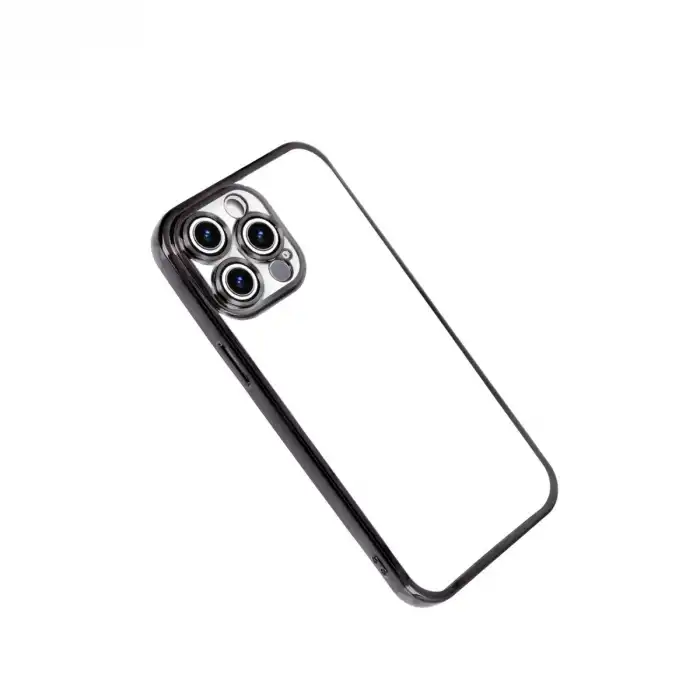 Apple İphone 15 Pro Max Razer Lensli Silikon - Siyah