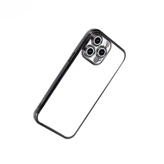 Apple İphone 15 Pro Max Razer Lensli Silikon - Siyah