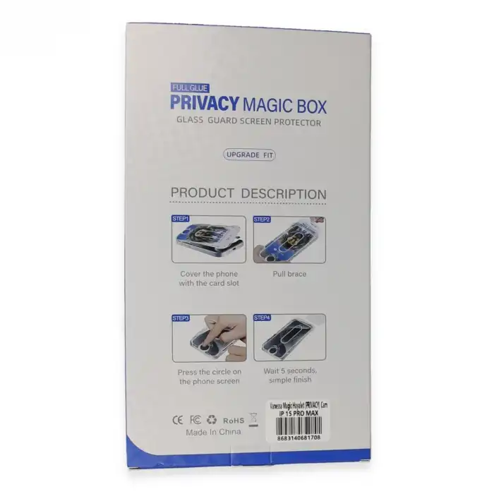Apple İphone 15 Pro Max Vanessa Magic Hayalet Cam