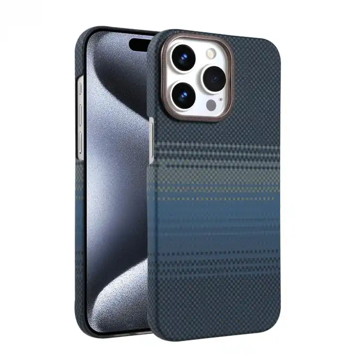 Apple İphone 15 Pro Max Vega Magsafe Kapak - Mavi