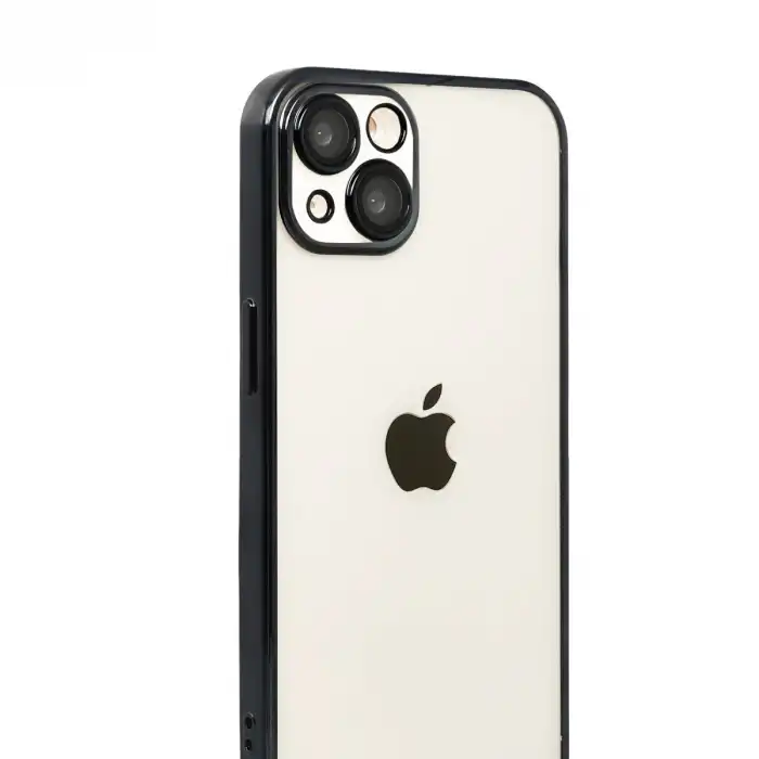 Apple İphone 15 Razer Lensli Silikon - Siyah