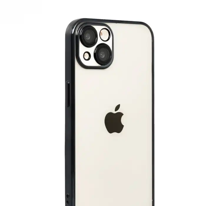 Apple İphone 15 Razer Lensli Silikon - Siyah
