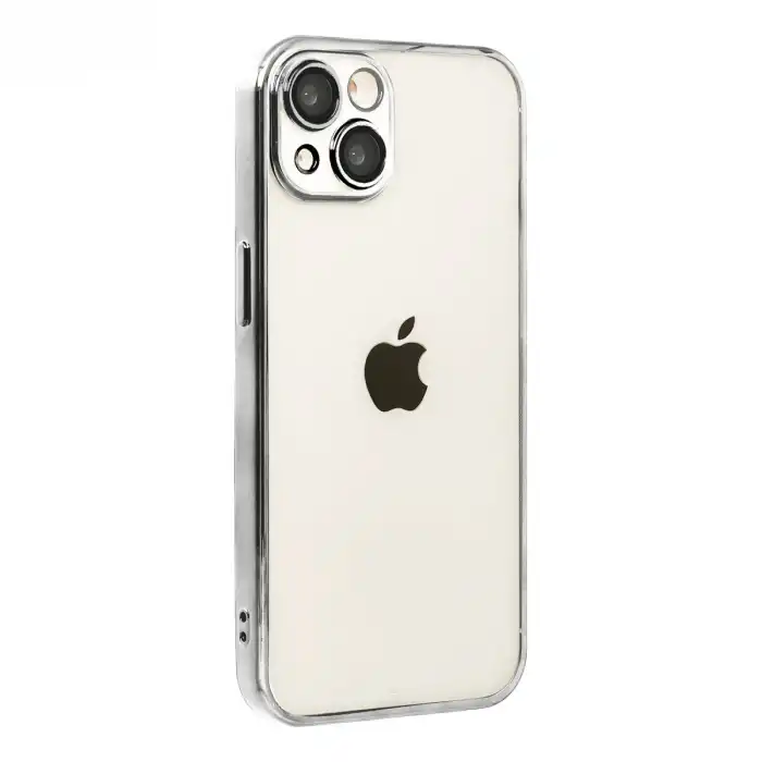 Apple İphone 15 Razer Lensli Silikon - Titan Gri