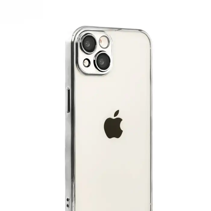 Apple İphone 15 Razer Lensli Silikon - Titan Gri