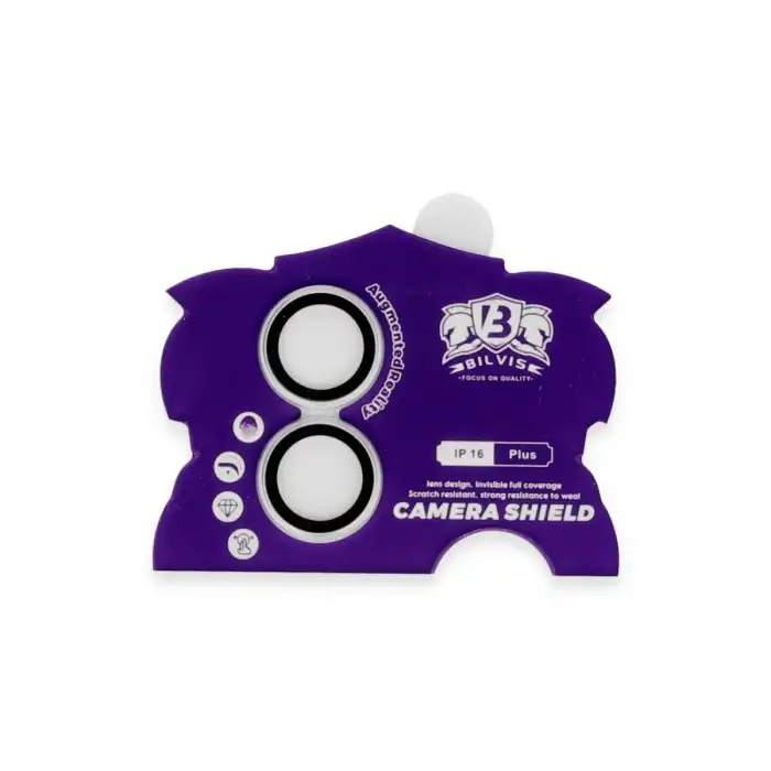 Apple İphone 16 Bilvis Titan Kamera Lens - Gümüş