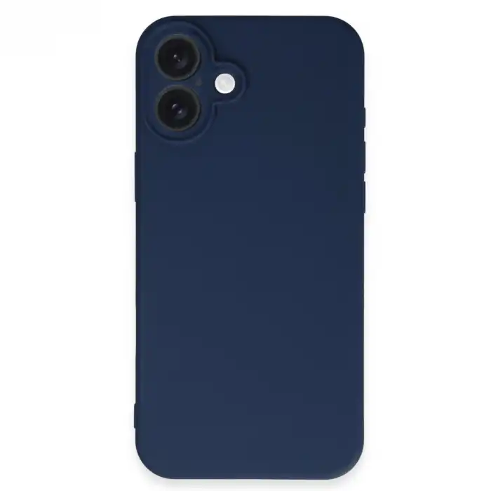 Apple İphone 16 Kılıf First Silikon - Lacivert