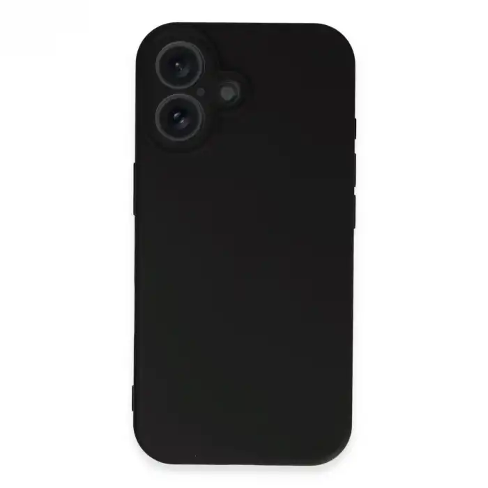 Apple İphone 16 Kılıf First Silikon - Siyah