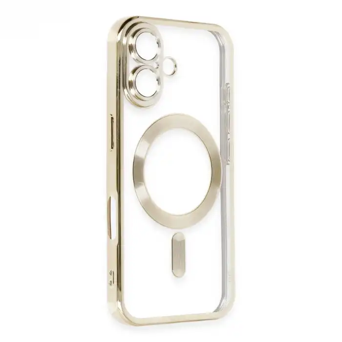 Apple İphone 16 Kılıf Kross Magneticsafe Kapak - Gold