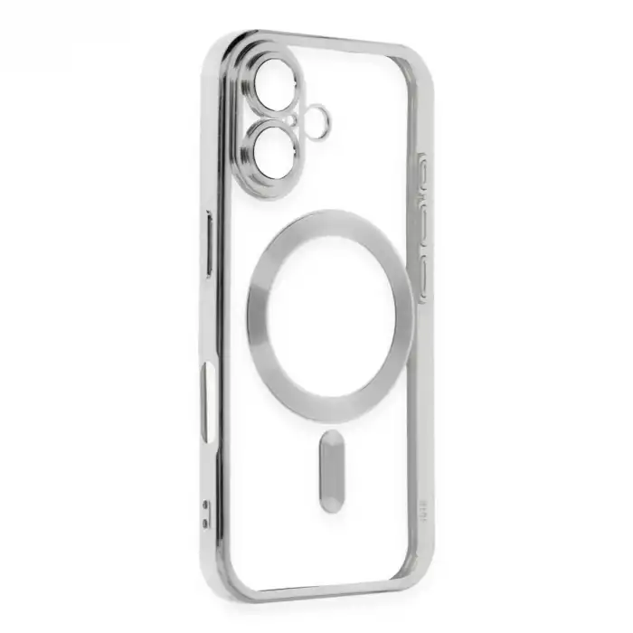 Apple İphone 16 Kılıf Kross Magneticsafe Kapak - Gümüş