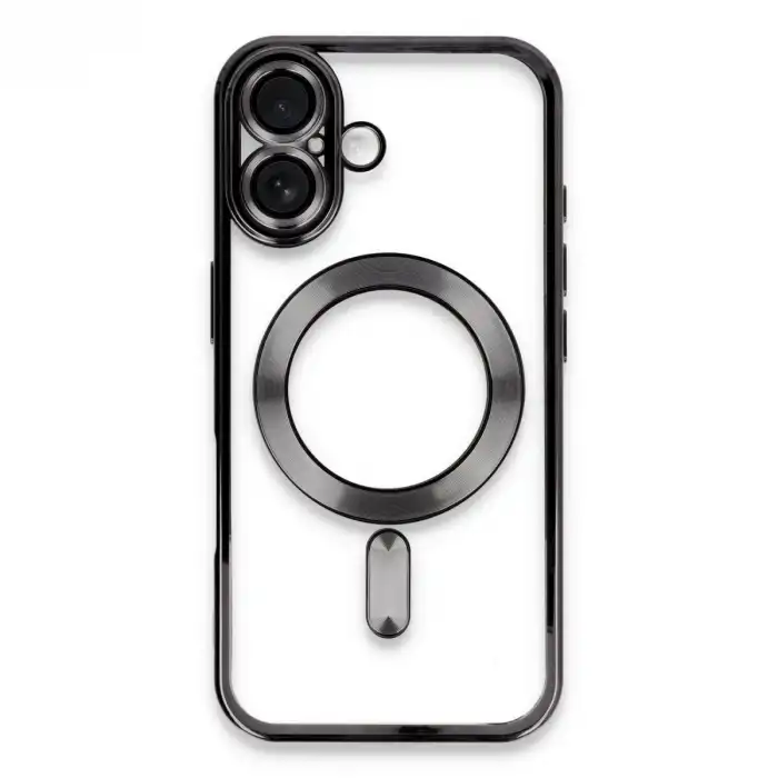 Apple İphone 16 Kılıf Kross Magneticsafe Kapak - Siyah