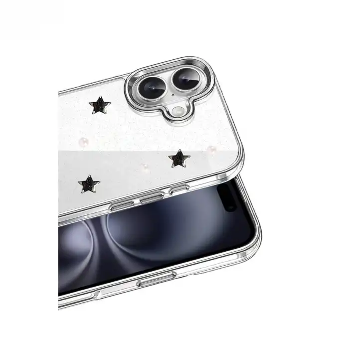 Apple İphone 16 Plus Fiyonk Desenli Kapak - Desen 7