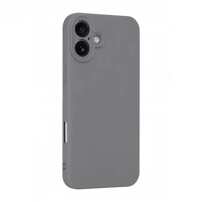 Apple İphone 16 Plus Kılıf First Silikon - Gri