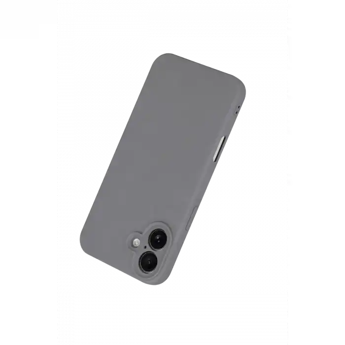 Apple İphone 16 Plus Kılıf First Silikon - Gri