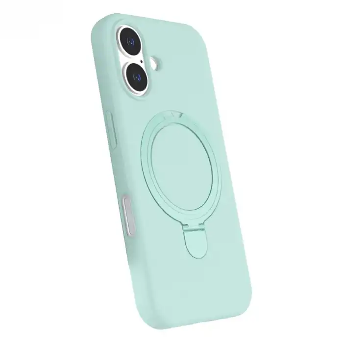 Apple İphone 16 Plus Regal Magsafe Standlı Kapak - Su Yeşili