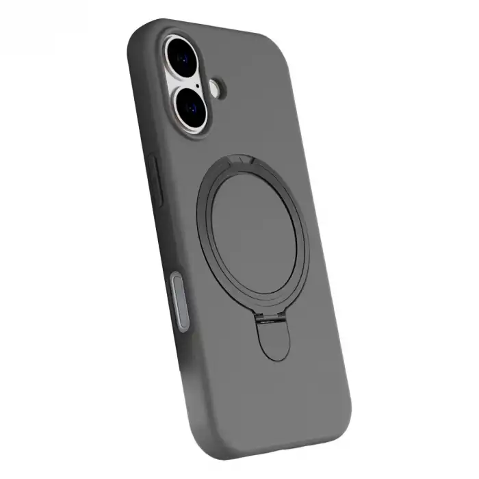 Apple İphone 16 Plus Regal Magsafe Standlı Kapak - Titan Gri