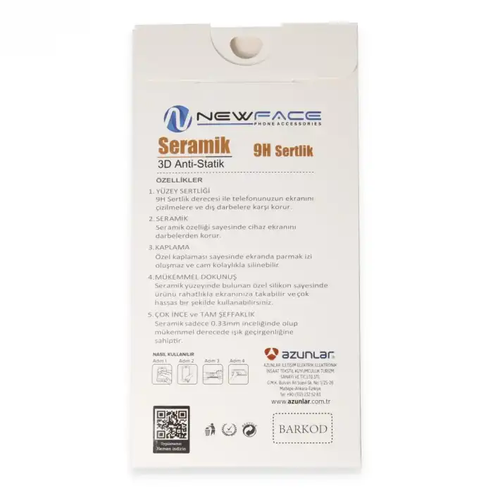 Apple İphone 16 Pro 3d Antistatik Mat Seramik Nano Ekran Koruyucu