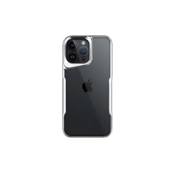 Apple İphone 16 Pro Kılıf Boyi Silikon Kapak - Gümüş