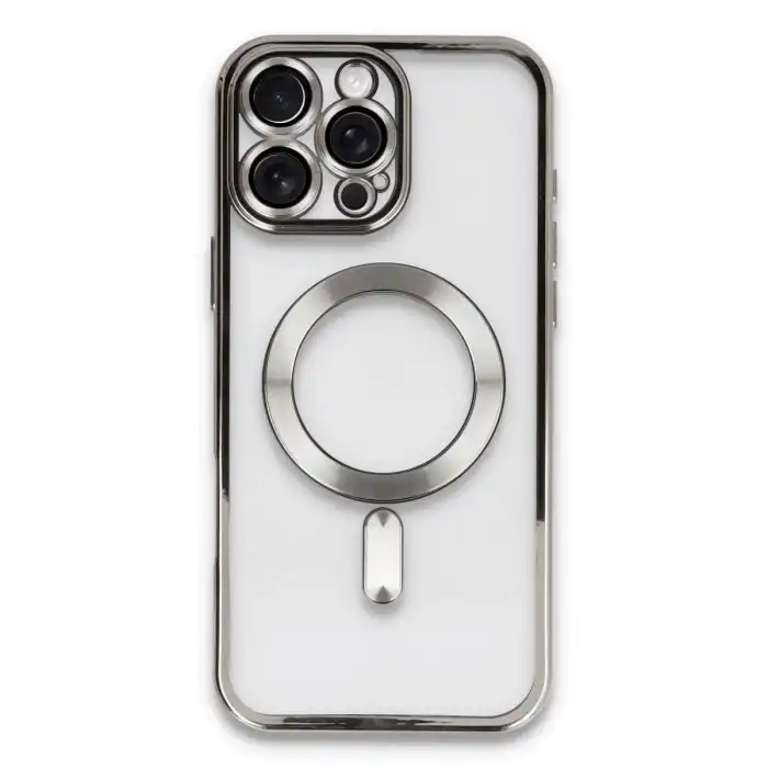 Apple İphone 16 Pro Kılıf Kross Magneticsafe Kapak - Titan Gri