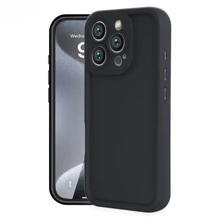 Apple İphone 16 Pro Kılıf Viera Silikon - Siyah