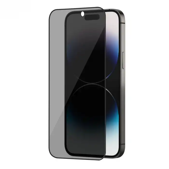 Apple İphone 16 Pro Max Bilvis 3x Ar Hayalet Cam Ekran Koruyucu - Siyah
