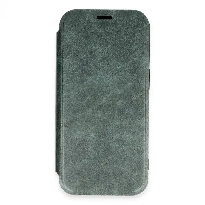 Apple İphone 16 Pro Max Kılıf Flip Cover - Koyu Yeşil