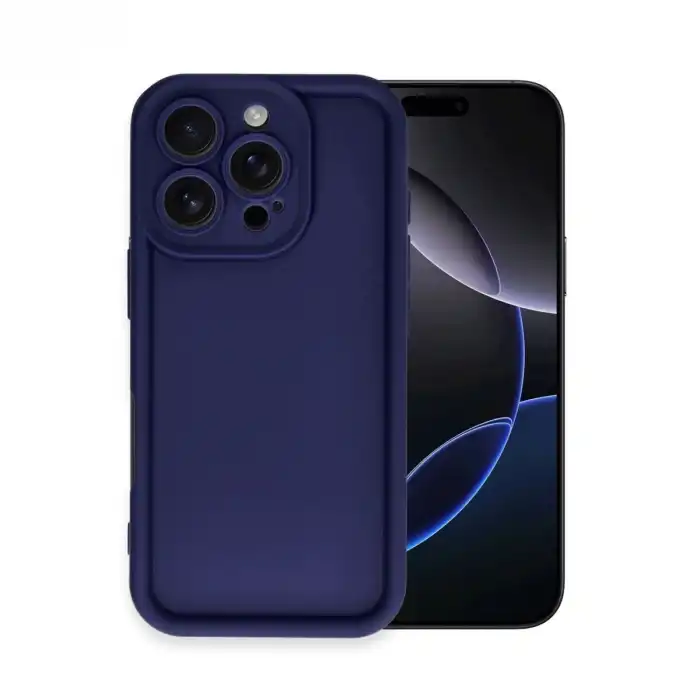 Apple İphone 16 Pro Max Kılıf Viera Silikon - Lacivert