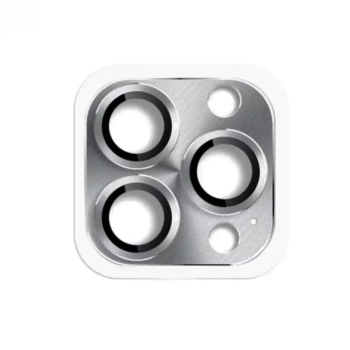 Apple İphone 16 Pro Max Pers Alüminyum Kamera Lens - Gri