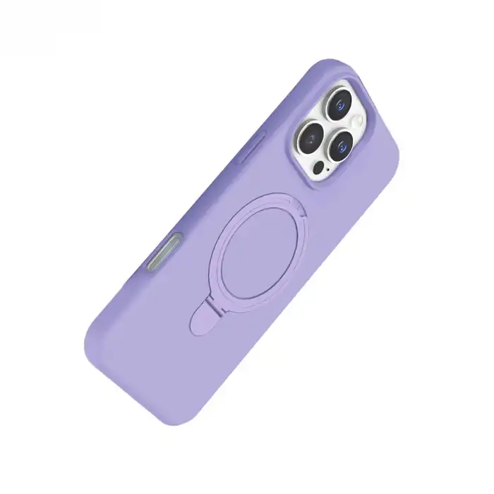 Apple İphone 16 Pro Regal Magsafe Standlı Kapak - Lila