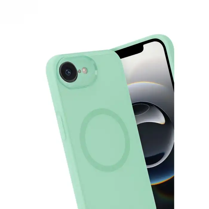 Apple İphone 16e Kılıf Maya Karbon Kapak - Koyu Yeşil