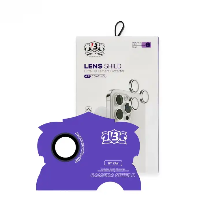Apple İphone 17 Air Bilvis Titan Kamera Lens - Lacivert