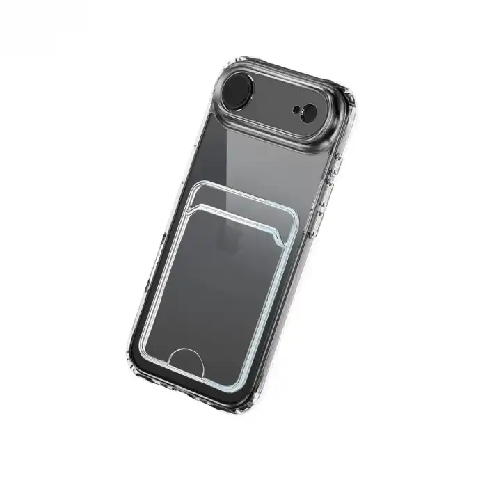 Apple İphone 17 Air Kart Şeffaf Silikon - Şeffaf