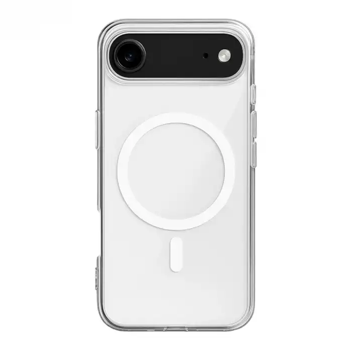 Apple İphone 17 Air Kılıf Magneticsafe Şeffaf Silikon - Şeffaf