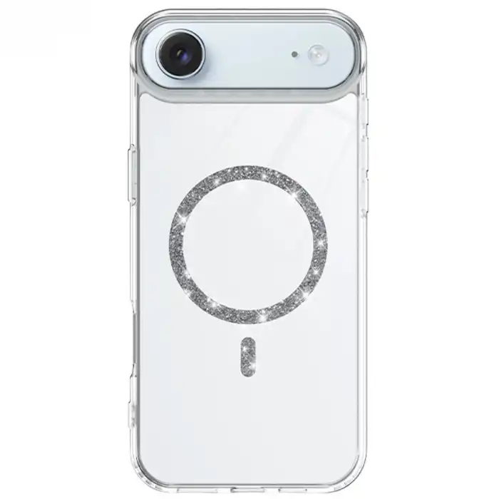 Apple İphone 17 Air Live Diamond Magsafe Kapak - Şeffaf